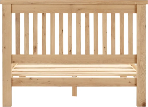 Windsor 4'6" Bed Low Foot End (Natural Oak) - Image 4