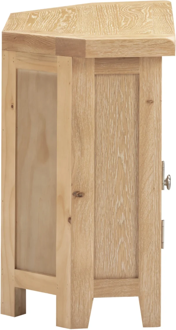 Windsor Corner TV Unit (Natural Oak) - Image 4