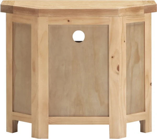 Windsor Corner TV Unit (Natural Oak) - Image 5