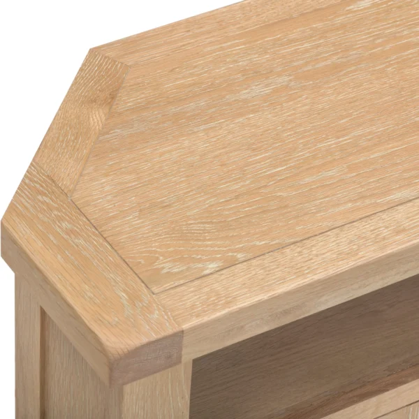 Windsor Corner TV Unit (Natural Oak) - Image 6