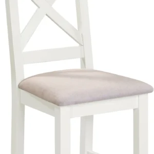 Windsor Cross Back Chair (Ivory/Oat Fabric)