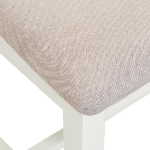 Windsor Cross Back Chair (Ivory/Oat Fabric) - Image 5