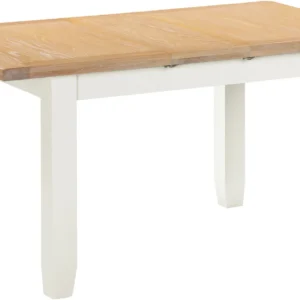 Windsor Extending Dining Table (Ivory/Oak)