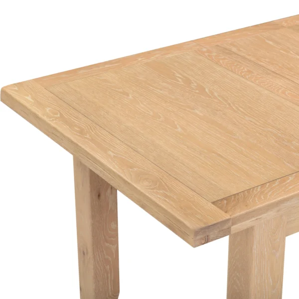 Windsor Extending Dining Table (Natural Oak) - Image 5