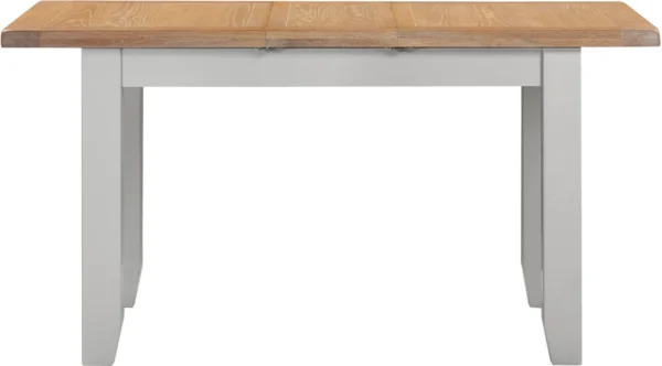 Windsor Extending Dining Table (Pebble Grey/Oak) - Image 3