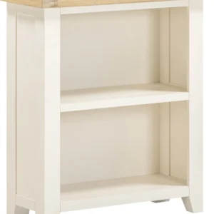 Windsor Low Bookcase (Ivory/Oak)