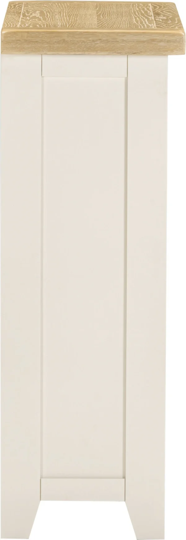 Windsor Low Bookcase (Ivory/Oak) - Image 3