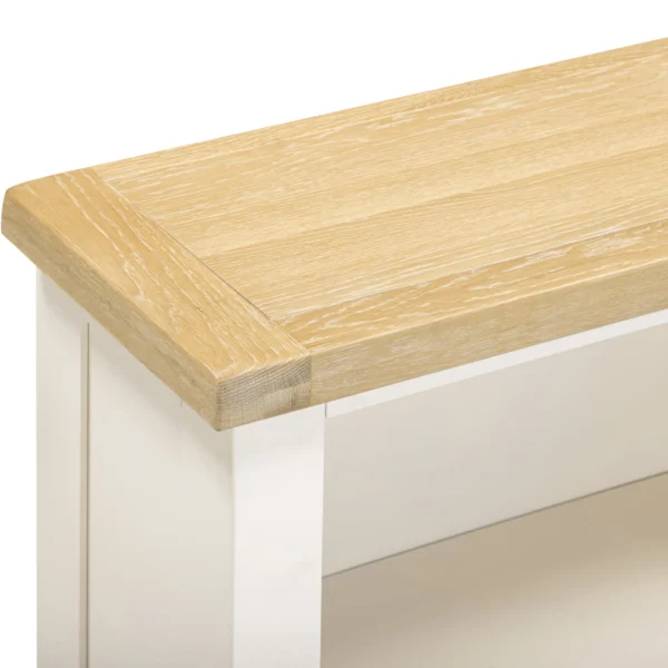 Windsor Low Bookcase (Ivory/Oak) - Image 5