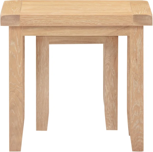 Windsor Nest of 2 Tables (Natural Oak) - Image 4