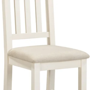 Windsor Slatted Chair (Ivory/Oat Fabric)
