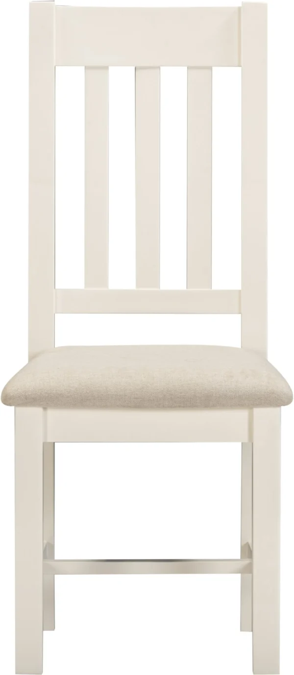 Windsor Slatted Chair (Ivory/Oat Fabric) - Image 2
