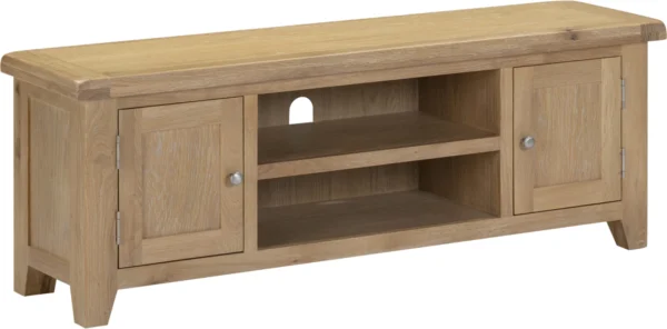 Windsor Straight TV Unit (Natural Oak)