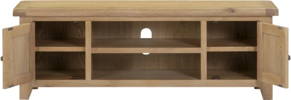 Windsor Straight TV Unit (Natural Oak) - Image 3