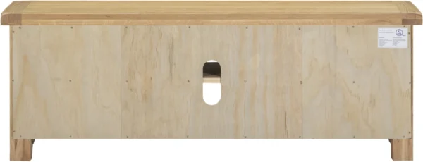 Windsor Straight TV Unit (Natural Oak) - Image 5