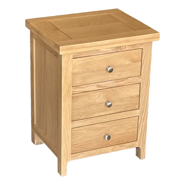 Como 3 Drawer Bedside Cabinet